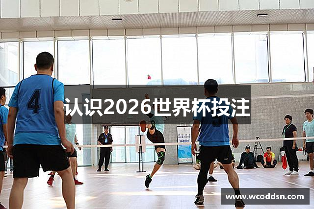 认识2026世界杯投注